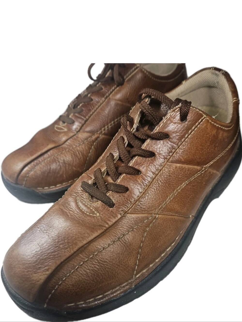 GBX Jason Oxford Leather Men Sz:9.5M Brn 182 01189 Lugs  Chunky 90s Gorp Y2k[7B